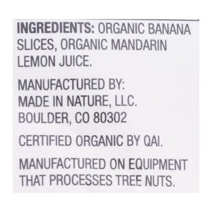 Made In Nature - Banana Dried - Case Of 6-12 Oz