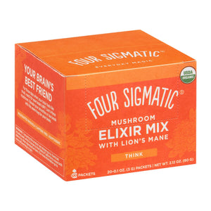 Four Sigmatic - Mushroom Elixir - Organic Lions Mane Mushroom - 20 Ct