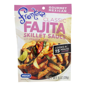 Frontera Foods Classic Fajita Skillet Sauce - Classic Fajita - Case Of 6 - 8 Oz.